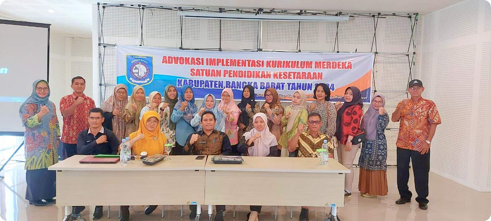 Pelaksanaan Advokasi Implementasi Kurikulum Merdeka Satuan Pendidikan Kesetaraan Tahun 2024 di Bangka Barat