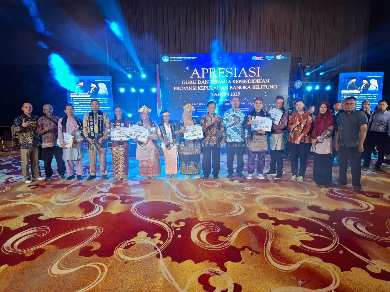 Sebanyak 89 Pendidik Terbaik Babel Terima Penghargaan GTK 2025, Bangka Barat Raih 10 Kategori Unggulan