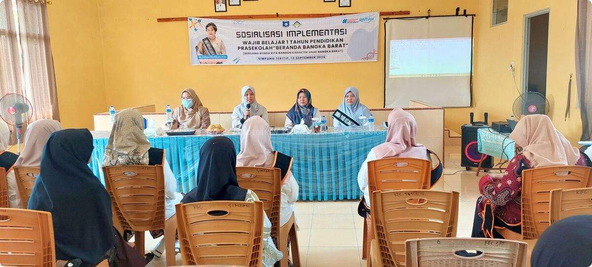 Simpang Teritip Perkuat Wajib Belajar Satu Tahun Prasekolah