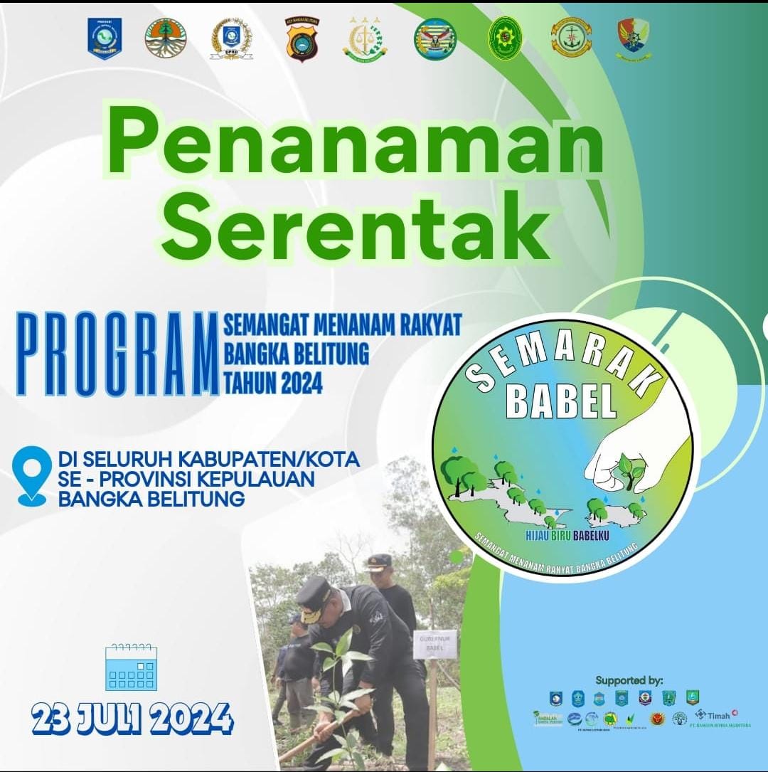 Penanaman Serentak, PROGRAM SEMANGAT MENANAM RAKYAT BANGKA BELITUNG 2024